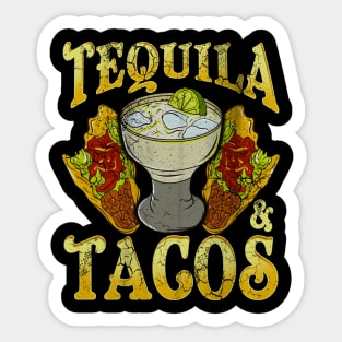 Cinco de Mayo Tequila And Tacos Mexico Mexican Sticker
